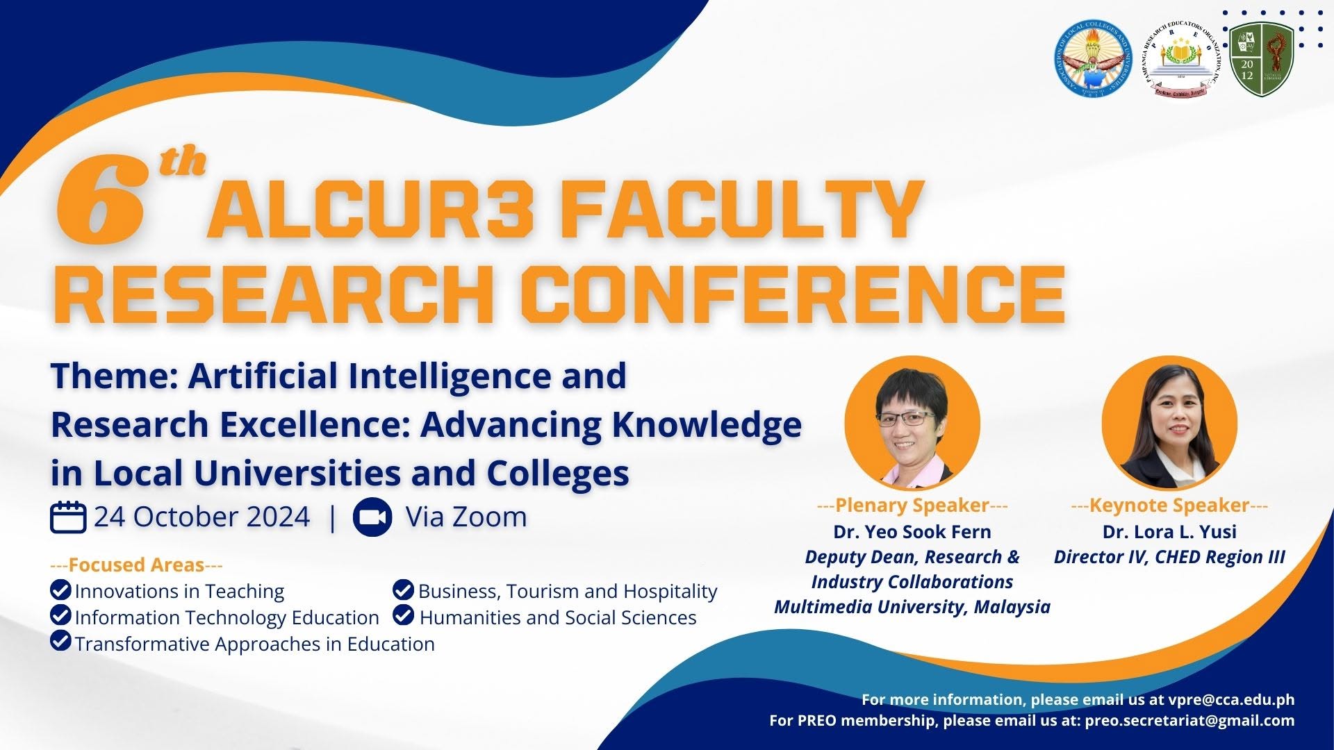 6th ALCUR3 Faculty Research Conference