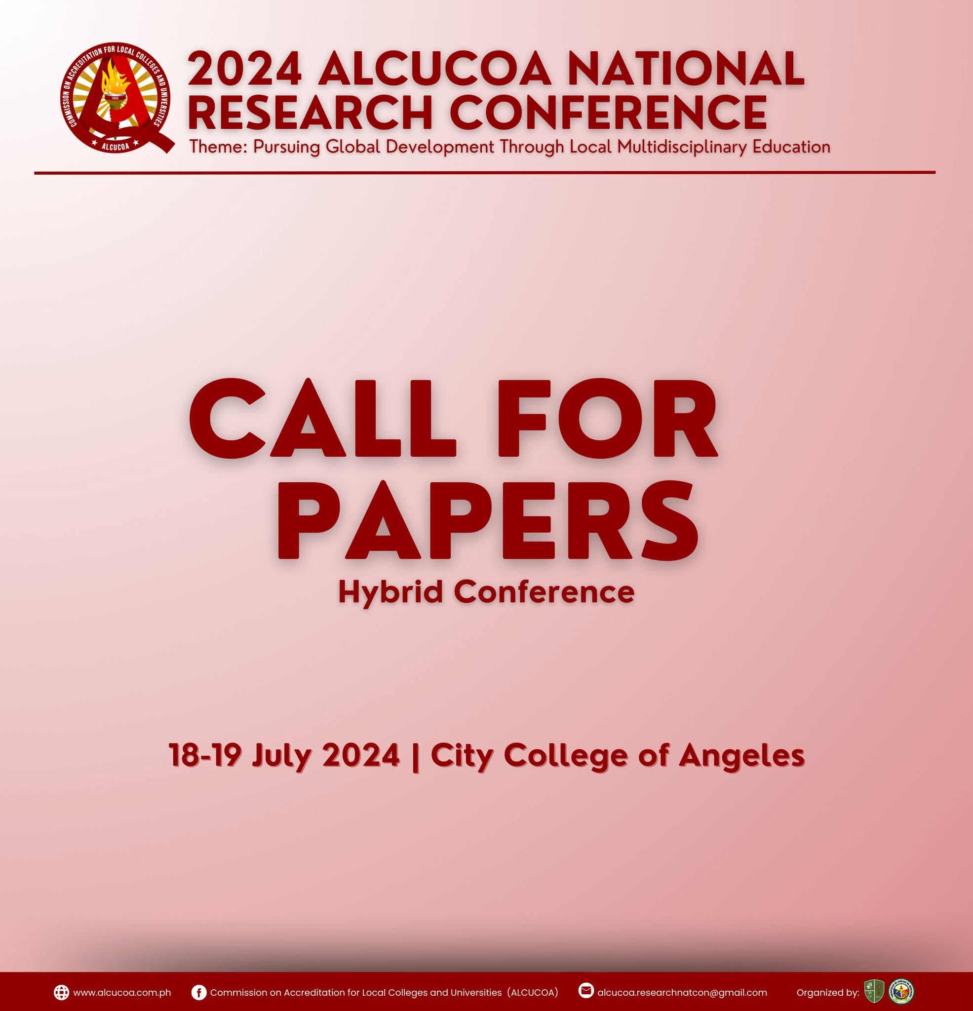 2024 ALCUCOA National Research Conference – Call for Papers