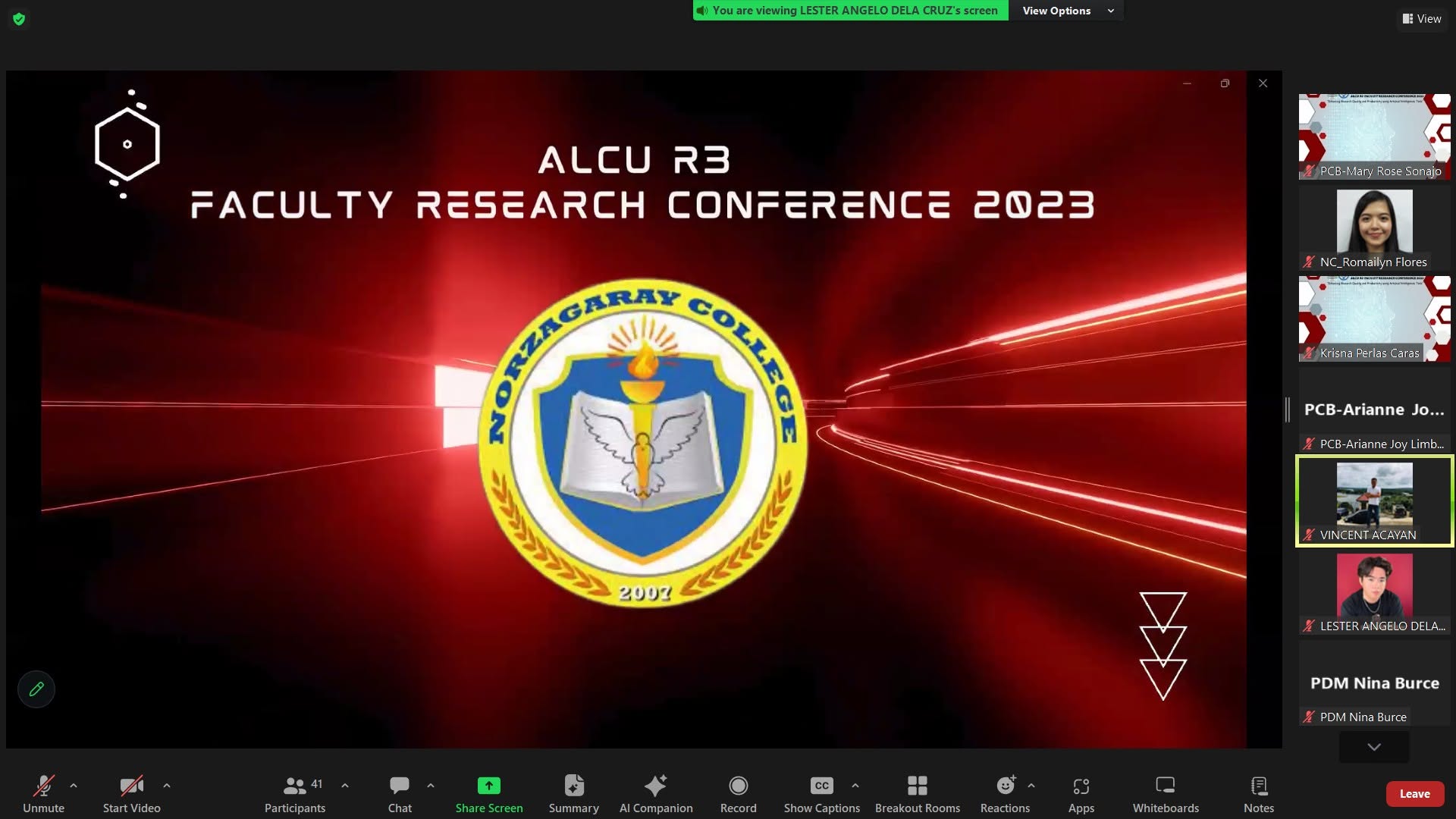 ALCUR3 FACULTY RESEARCH CONFERENCE 2023