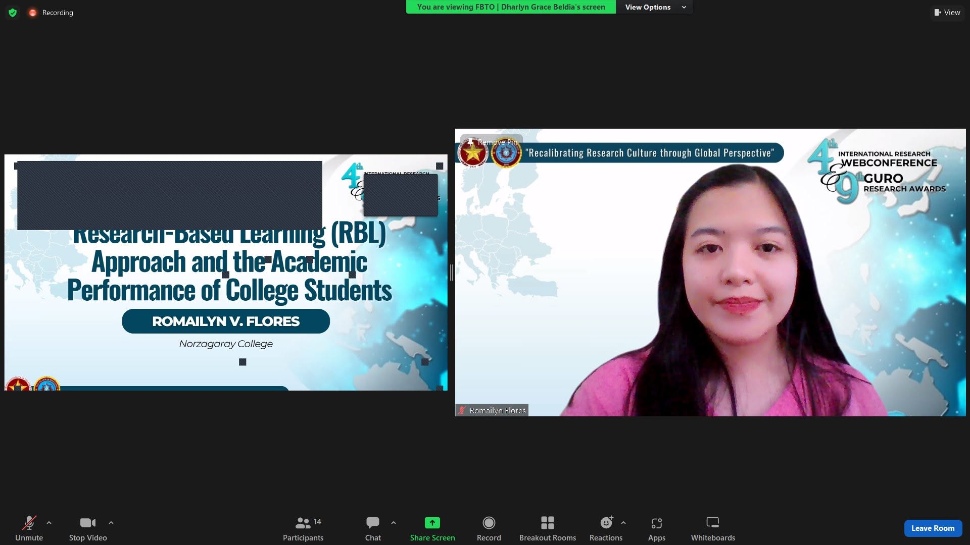 PUP's 4TH INTERNATIONAL RESEARCH WEBCONFERENCE & 9TH GURO RESEARCH AWARDS