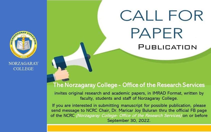 CALL FOR PAPER PUBLICATION