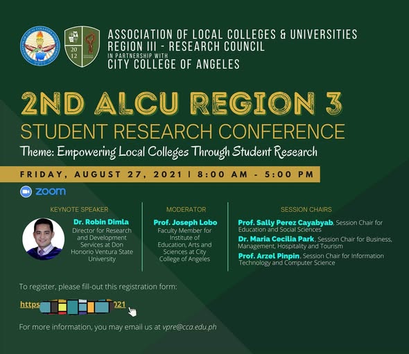 2nd ALCU Region 3 Student Research Conference