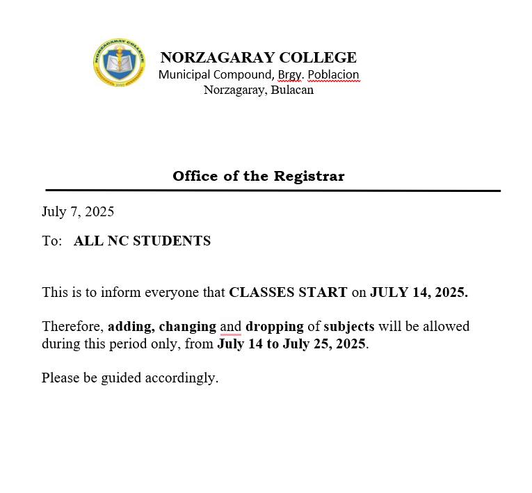 Announcement