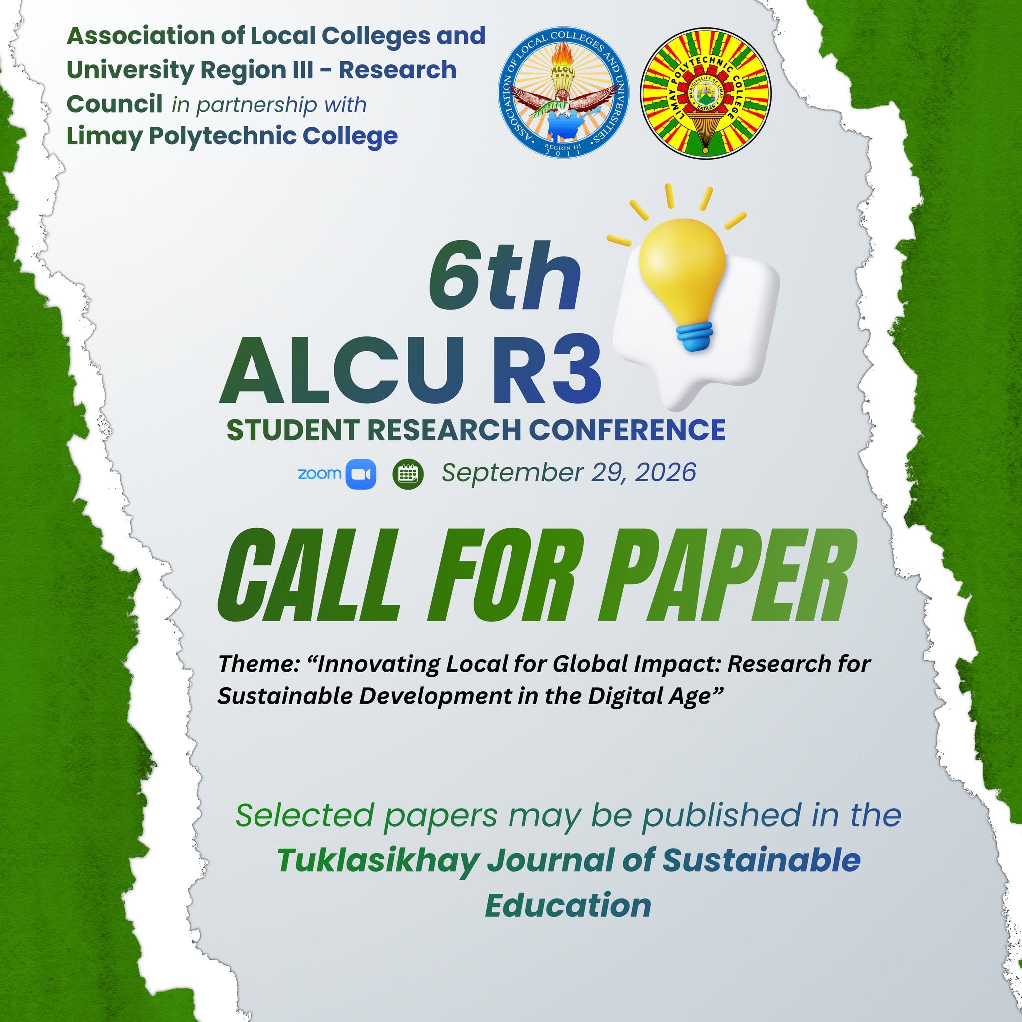 6th ALCUR3 Student Research Conference